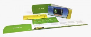 zipcar welcome kit mailer
