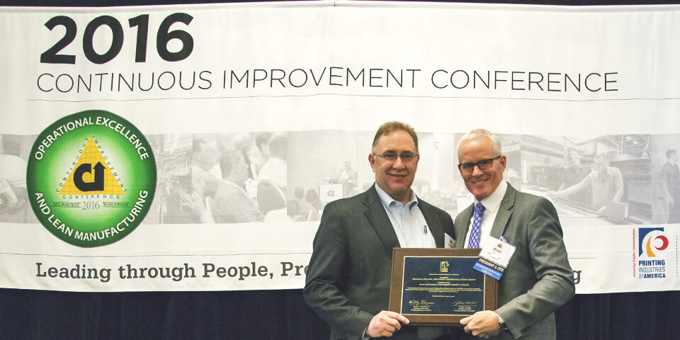 Mike Peluso Managing Improvement Award