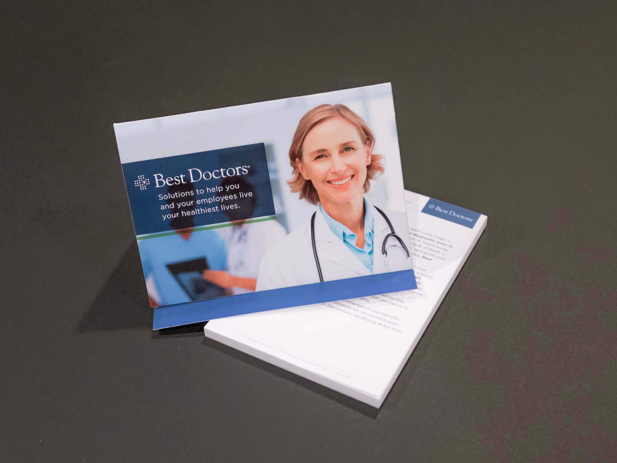 best doctors iron cross mailer and notepad