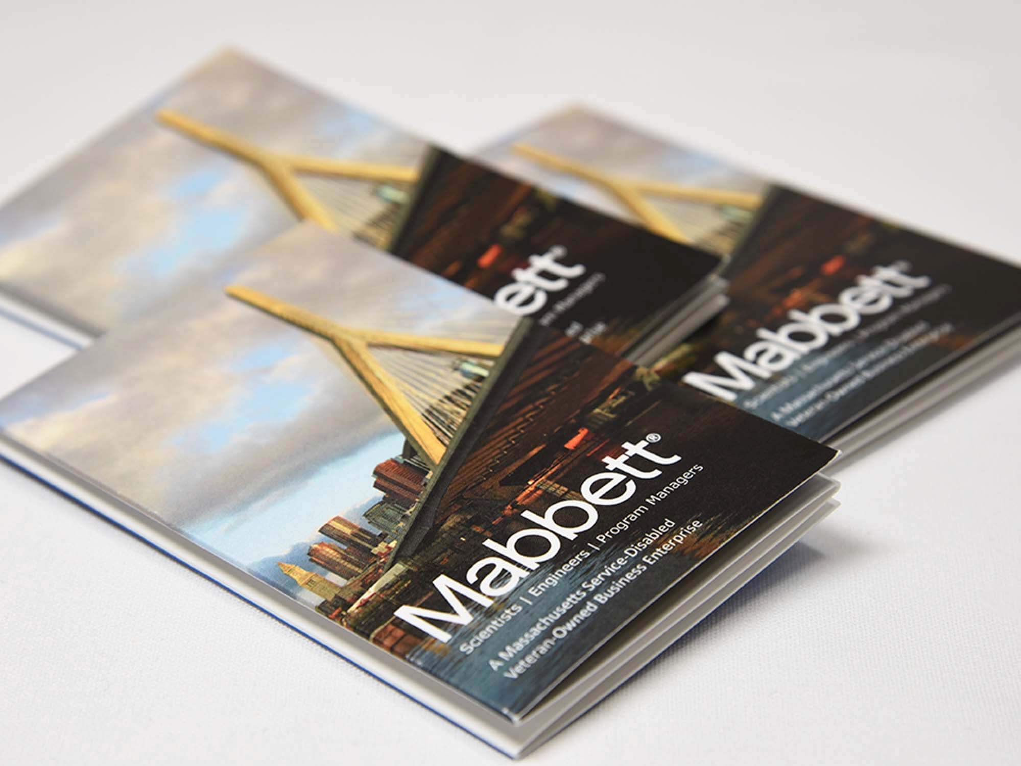 mabbett pocket sized brochure