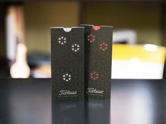 Titleist die-cut holiday card