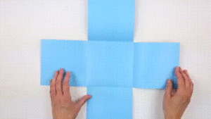 cross brochure folded