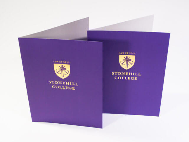 Stonehill College Pocket Folder