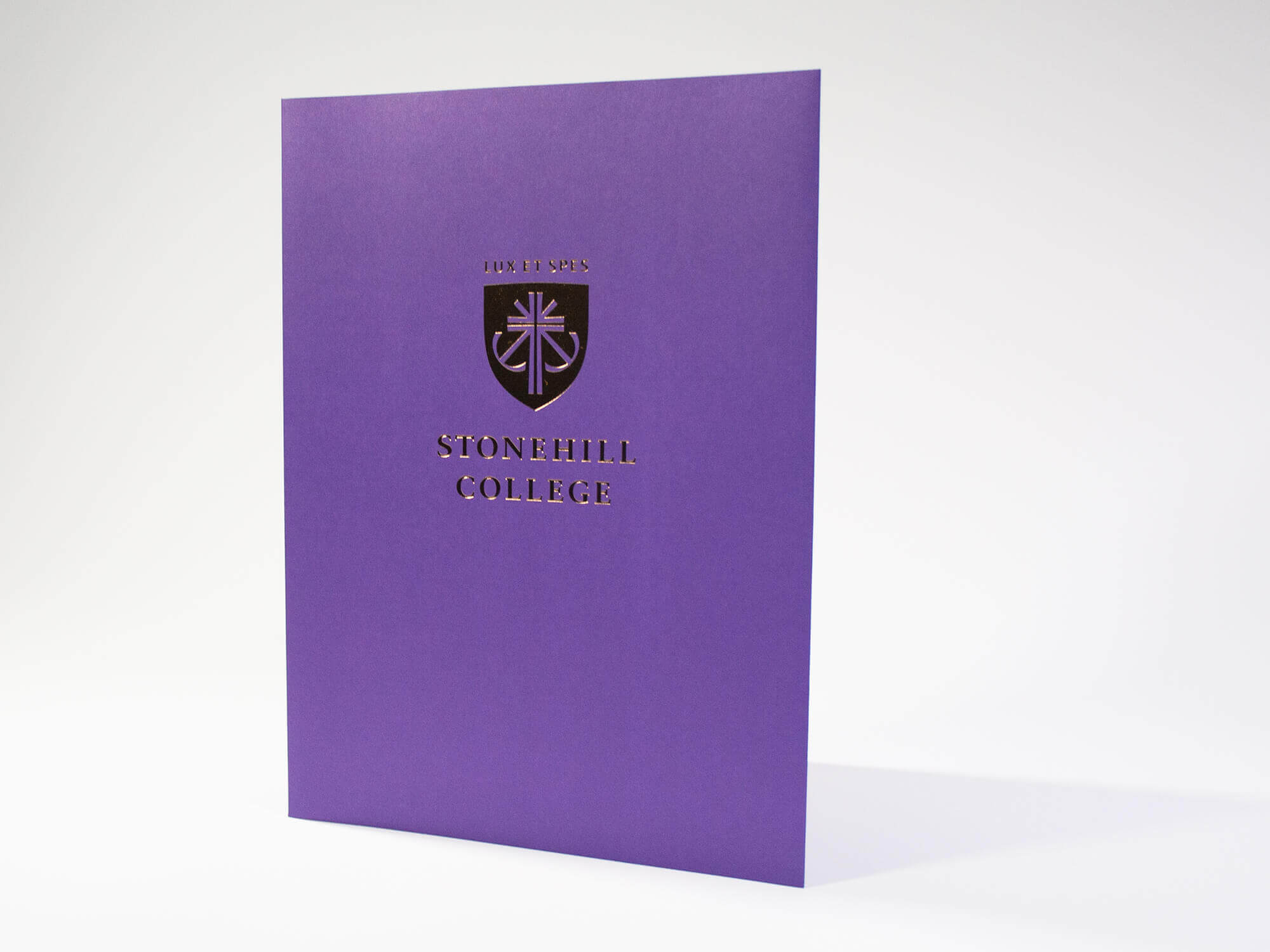 Stonehill College Pocket Folder