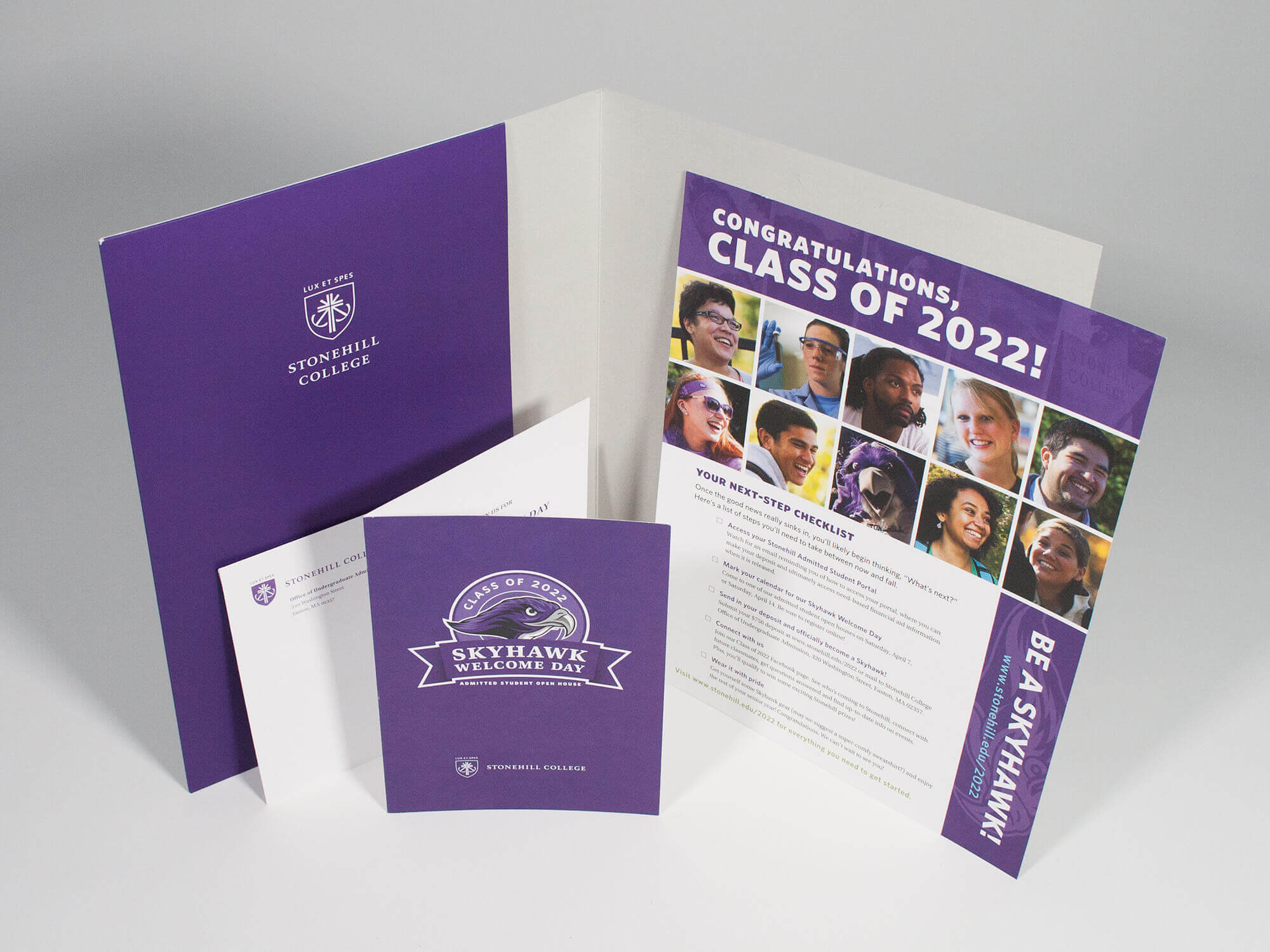 Stonehill College Pocket Folder