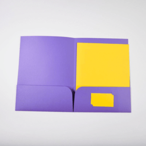 Folder with Rounded Pockets