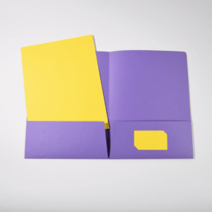 Folder with Standard Pockets